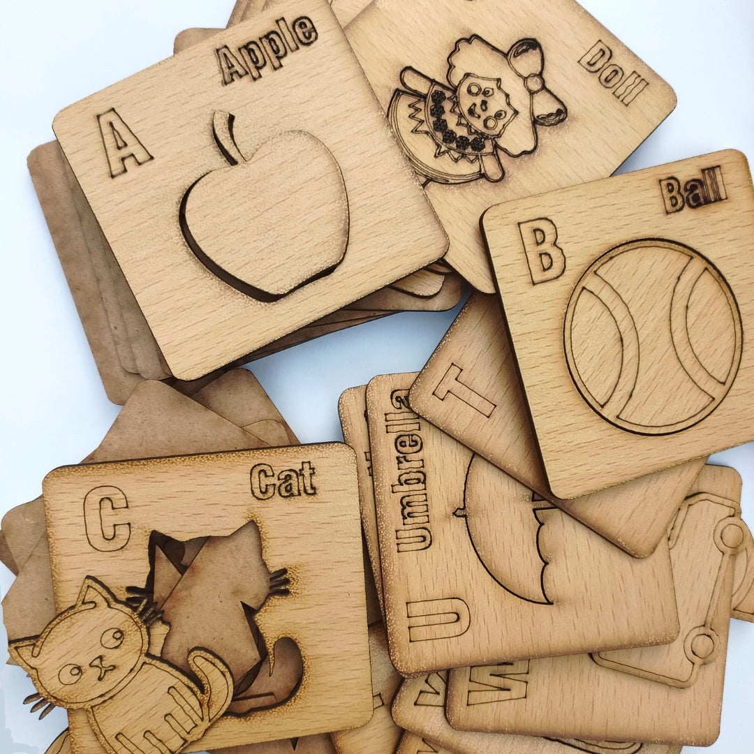 kids wooden Drawing Stencils