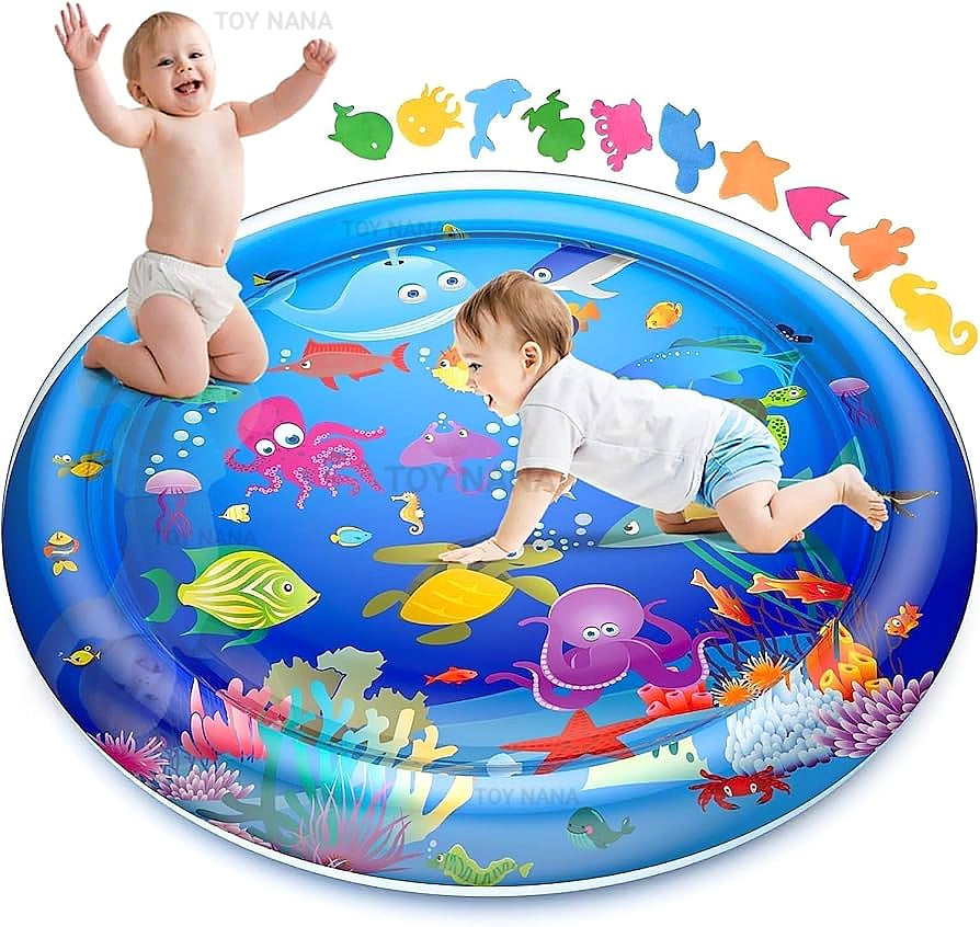 Baby Water Play Mat [Size large :  100x100×8 cm ]