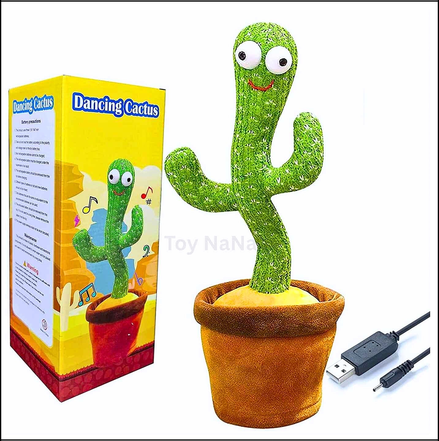 Dancing & Talking Cactus Toy with Music & Voice