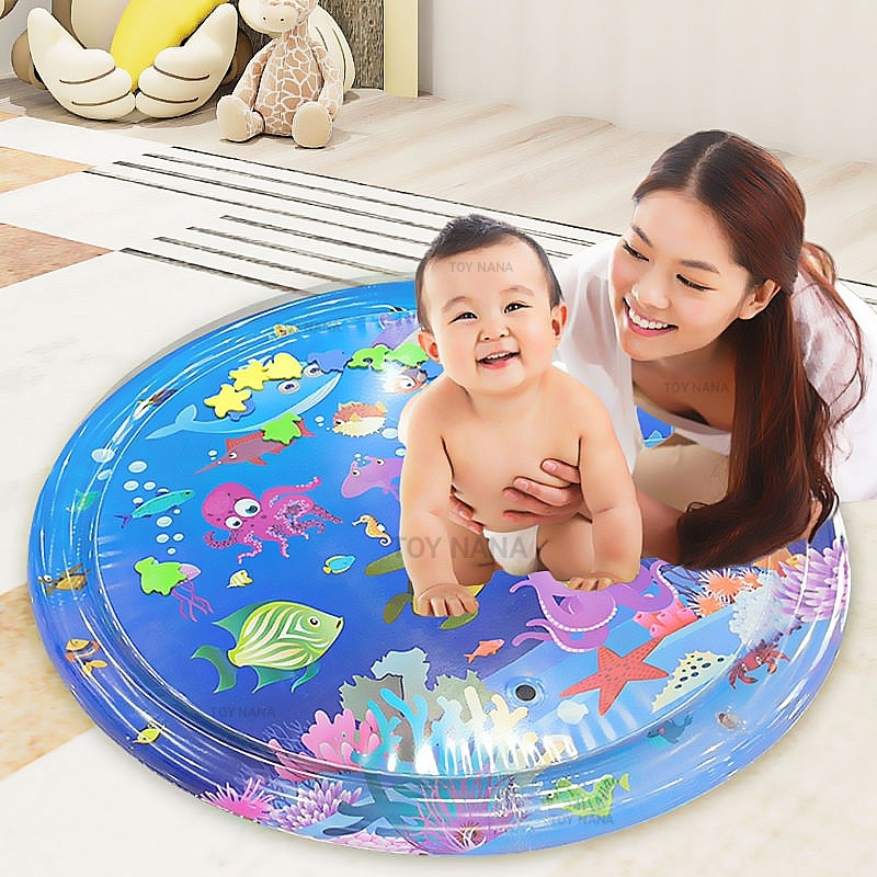 Baby Water Play Mat [Size large :  100x100×8 cm ]