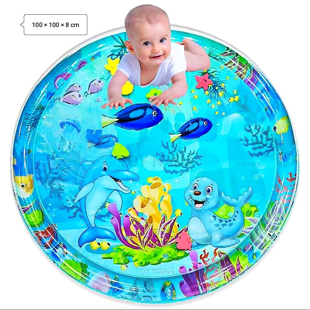 Baby Water Play Mat [Size large :  100x100×8 cm ]