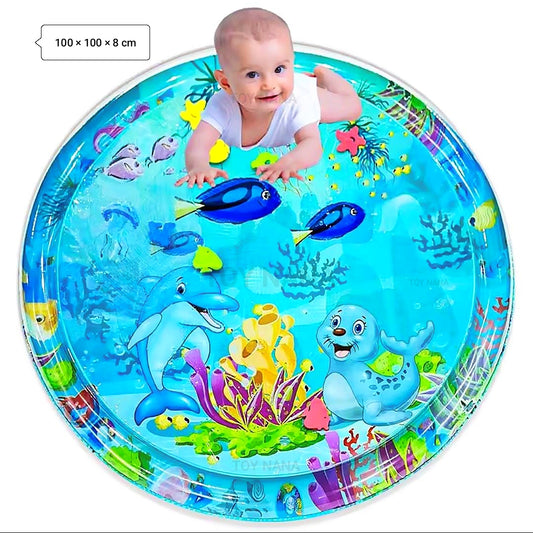 Baby Water Play Mat [Size large :  100x100×8 cm ]