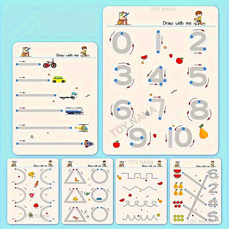 64- Pages Tracing Book ( Full laminated )