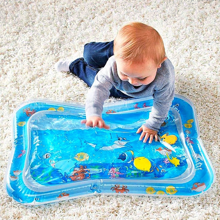 Baby Water Play Mat Inflatable Tummy Time
