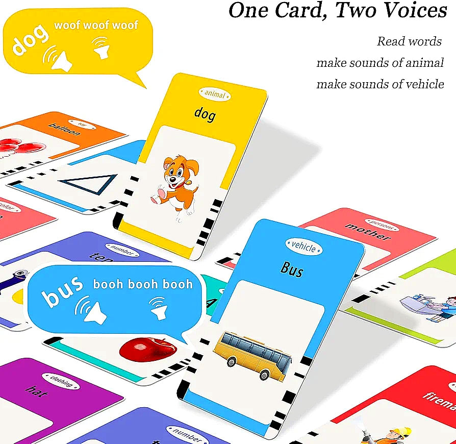 Talking Toy Flash Card for Kids 224 Words
