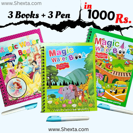 Pack Of 3 Water Magic Books